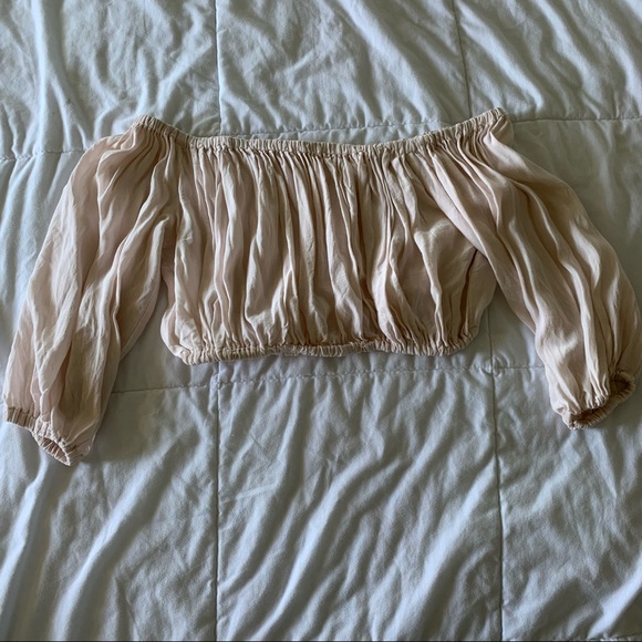 Light pink puffy tube top - Picture 4 of 5